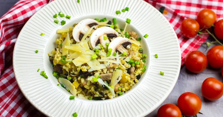 bulgur sealiha ja seentega