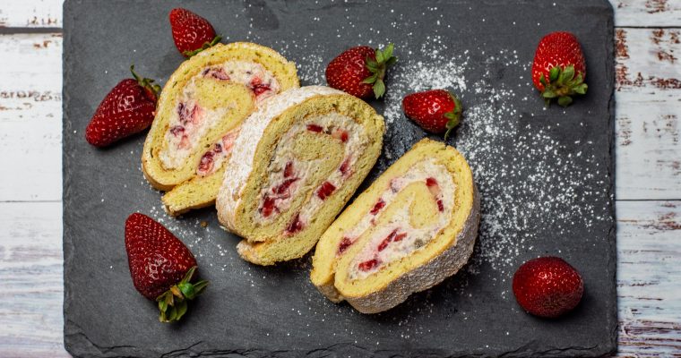 maasikarull toorjuustukreemiga